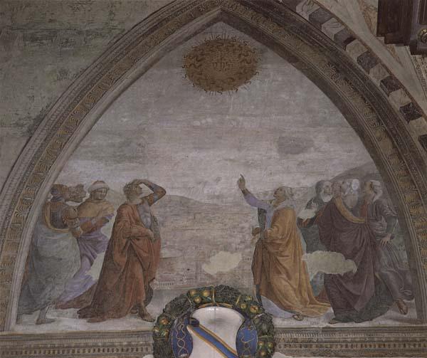 Domenicho Ghirlandaio Weissagung der Sybille an Augustus oil painting image